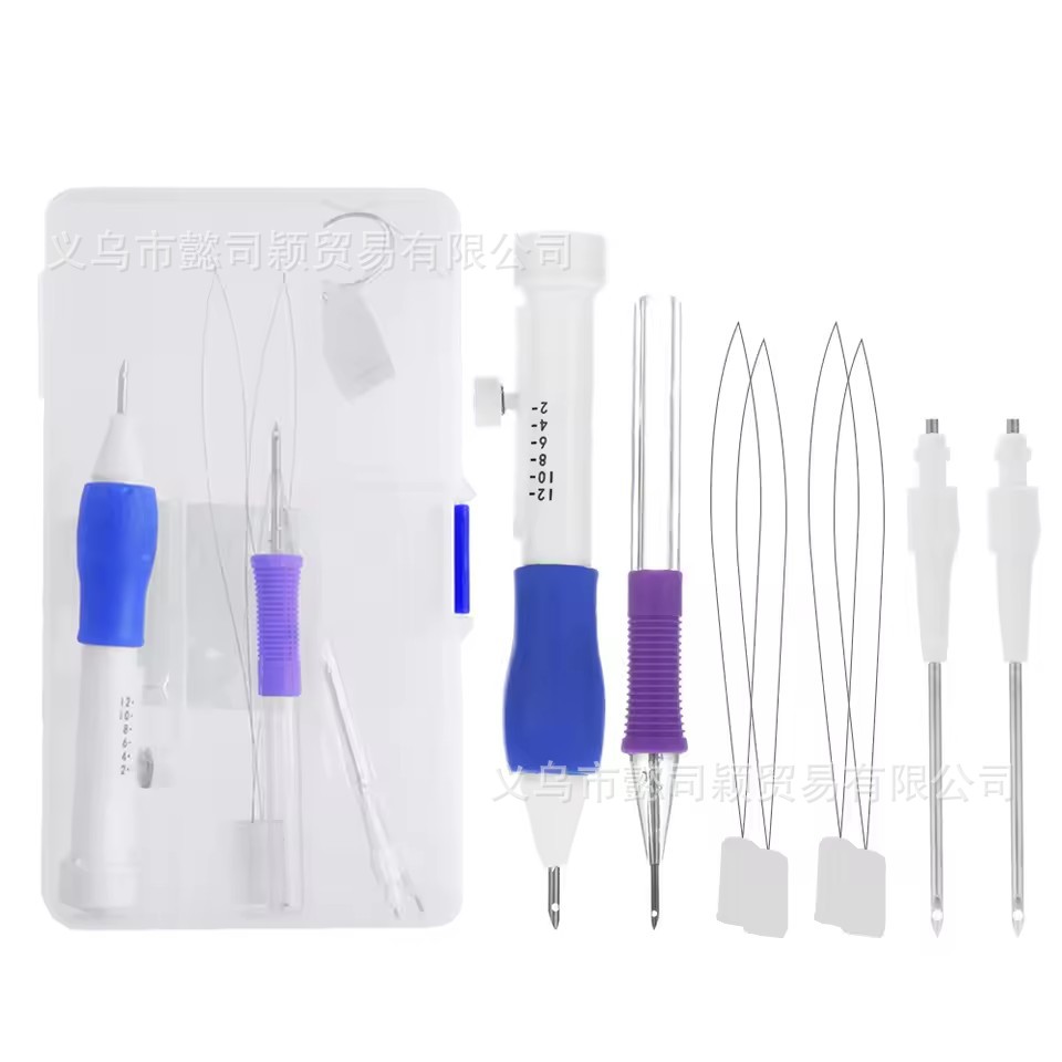 Mágica DIY Manual Embroidery Pen   Kit de herramientas de costura Punch Needle