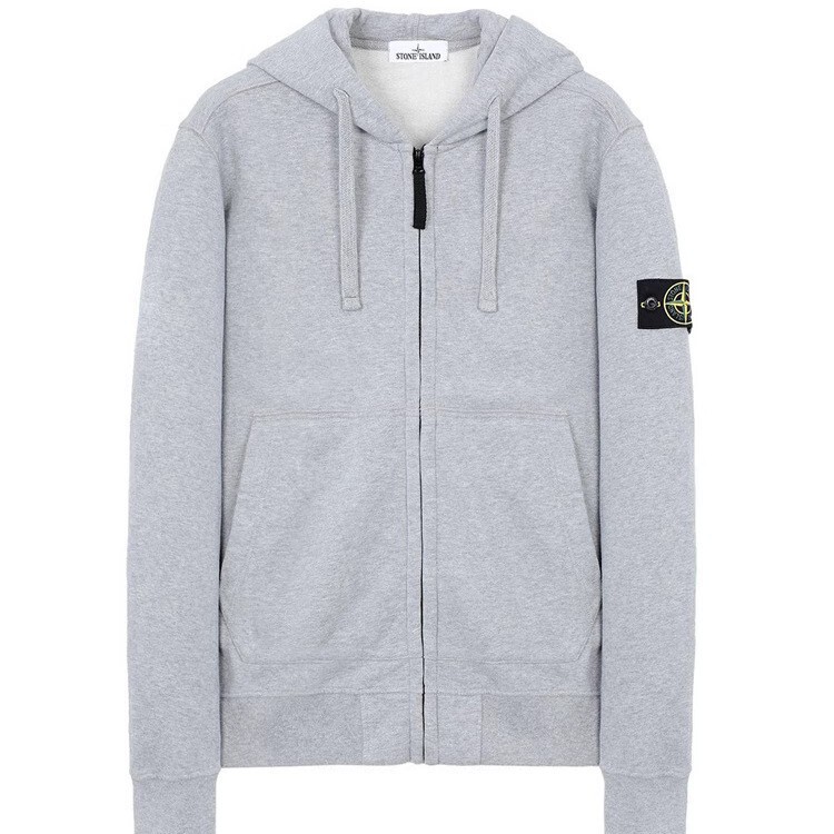 25Ss Cross-Border Spring & Fall Stone Cardigan Hoodie Jacket Men's and Women's Stone Hooded 420g Island 100% Cotton