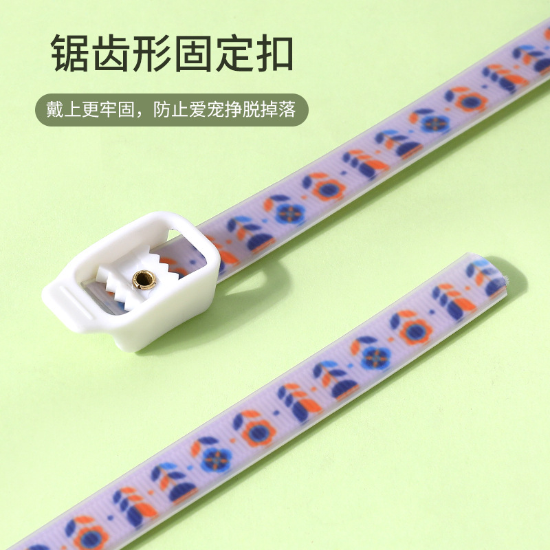 Collar para mascotas Collar de gato ajustable Collar de aceite esencial Anti-picadura de mosquito Bib de gato Anti-pulga Collar al por mayor