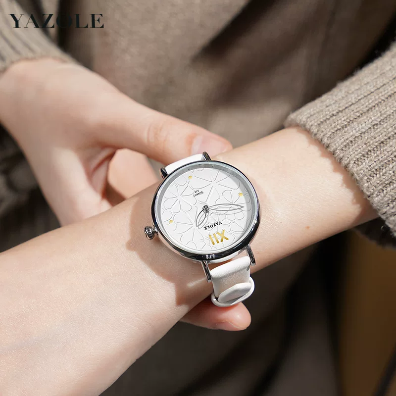 Yazole570 настраиваемые часы, корейская версия темперамента, литературные и свежие маленькие школьницы женские часы