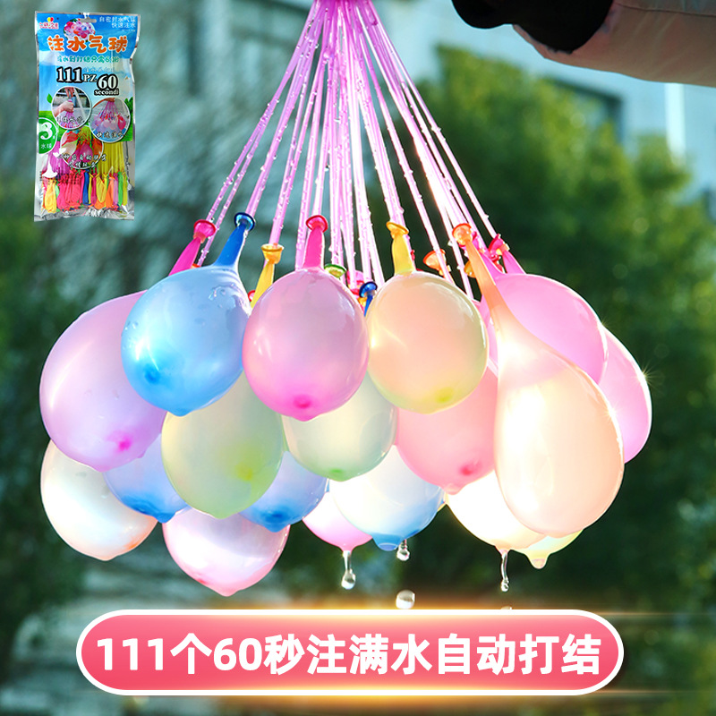 Globos de agua irrompientes para niños, batallas de agua al aire libre no tóxicas, bombas de inyección de agua rápida, juegos de verano, juguetes de guerra de waterpolo