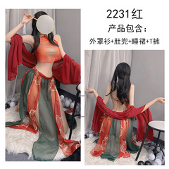 Sexy lingerie, sexy Hanfu, cheongsam, uniform, bed temptation, passion suit, extreme temptation outfit for women 2231