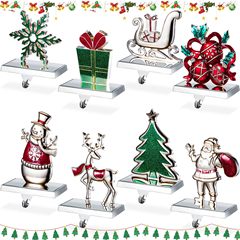 工場直販クリスマス暖炉ソックスフック新製品雪だるまストッキングラックギフト暖炉クリスマスフック