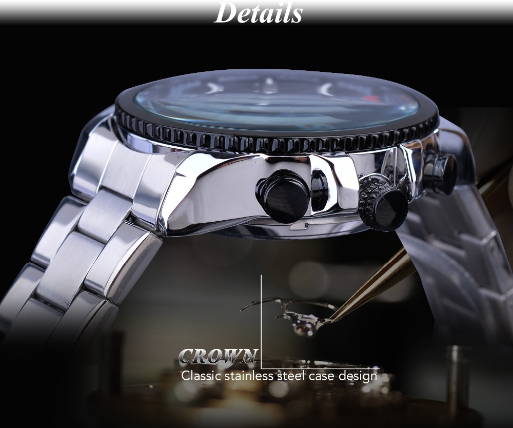 Men's Mechanical Watch Waterproof Automatic Fashion Wristwatch_voghion.com