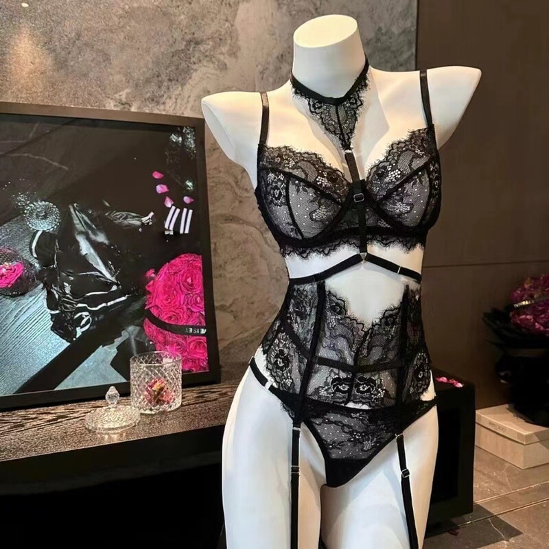 Sexy Lace Bodysuit with Underwire, Sheer and Alluring Lingerie