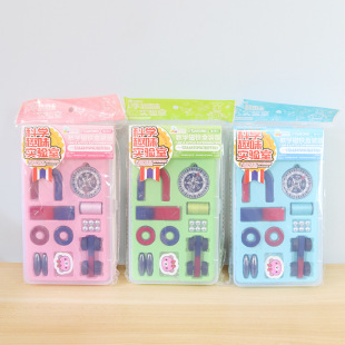 Magnet suit scientific experiment U-shaped magnet magnetic power car compass elementary school student fun learning physics