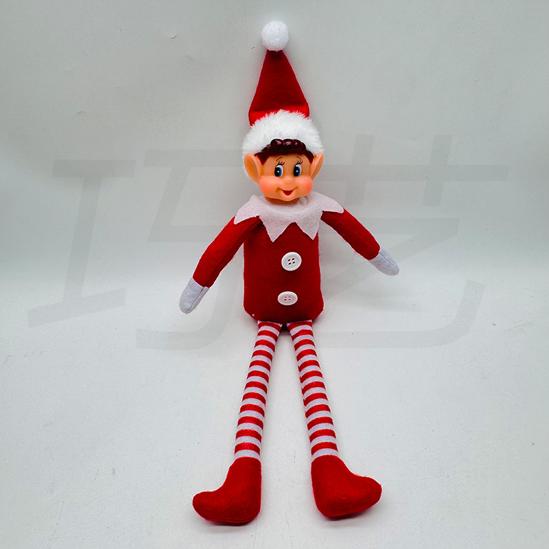 Muñecas de piernas largas transfronterizas de comercio exterior árbol de Navidad colgantes juguetes de regalo ChristmasElfdoll muñecas de hadas