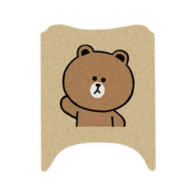 table bell table love EB electric: Electric vehicle foot mat - tai-ling-loves-eb-brown-bear