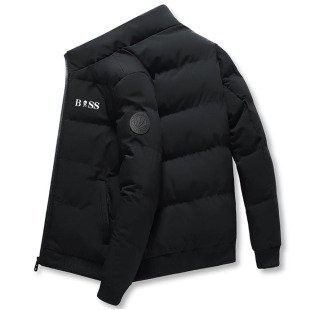 New Vertical Collar Men's Cotton Coat Winter Thickened Warm Cotton Coat Trendy Brand Men's Short Down Cotton Coat Korean Cotton Coat