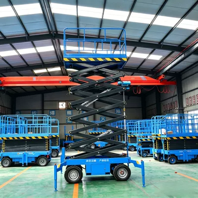 Avtomobil fırlanan platformaları Mobile Scissor Lift Platform