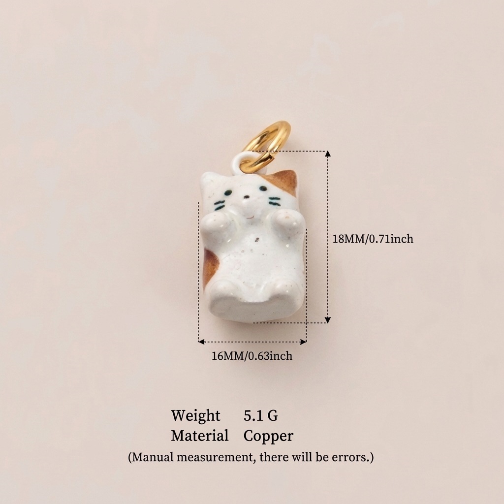 Elefantes de plátano de Europa y Estados Unidos explotadores transfronterizos spot animal mundo pequeño pez panda cachorro mariposa adornos de cobre lindos collar DIY