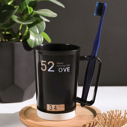 Huisi thickened mug wash cup water cup plastic toothbrush cup dental cylinder home couple mouthwash cup brushing cup