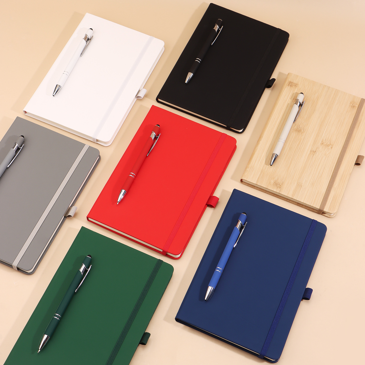 Negocios transfronterizos A5 cuaderno personalizado logotipo de alto valor de la oficina de negocios cuaderno de notas minimalista diario creativo