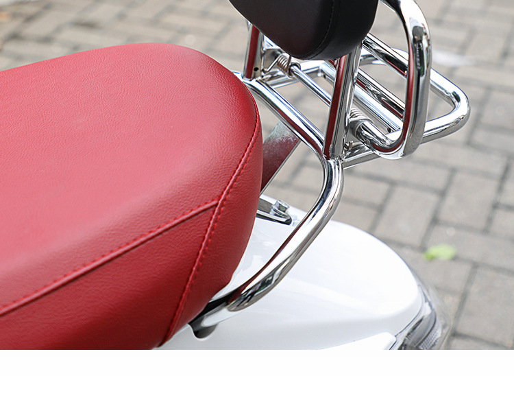 Suitable for Gwangyang Newmany125 Motorcycle Backrest Bar Tail Frame Backrest Decoration Modification, Safe and Sturdy Rear Backrest