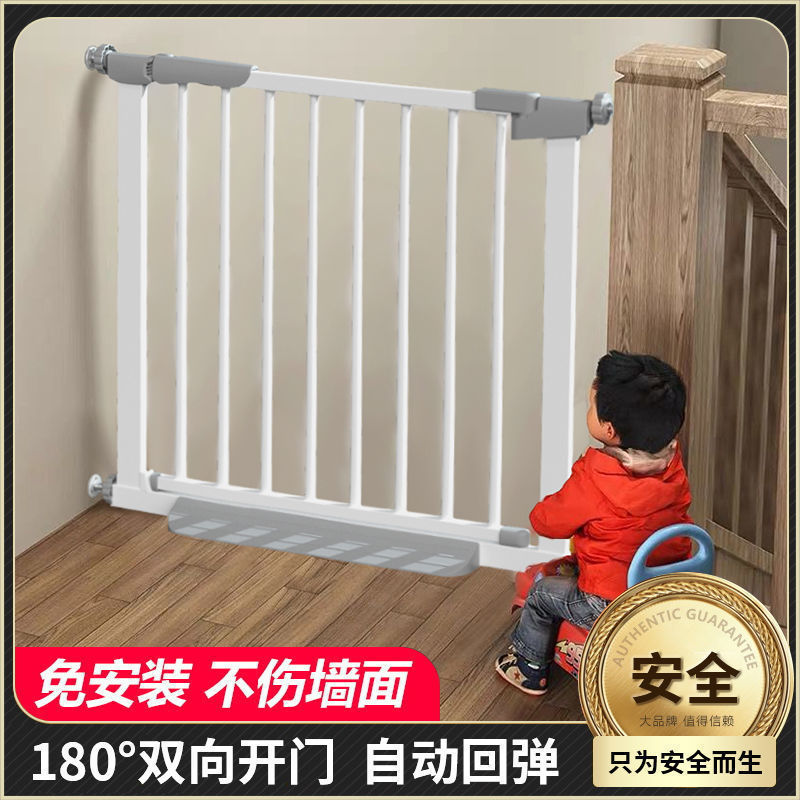 Stair Guardrail Kidsren's Door Guardrail Baby Baby Fence Explosion Pet Fence Blocking Door Railing Baffle 2025