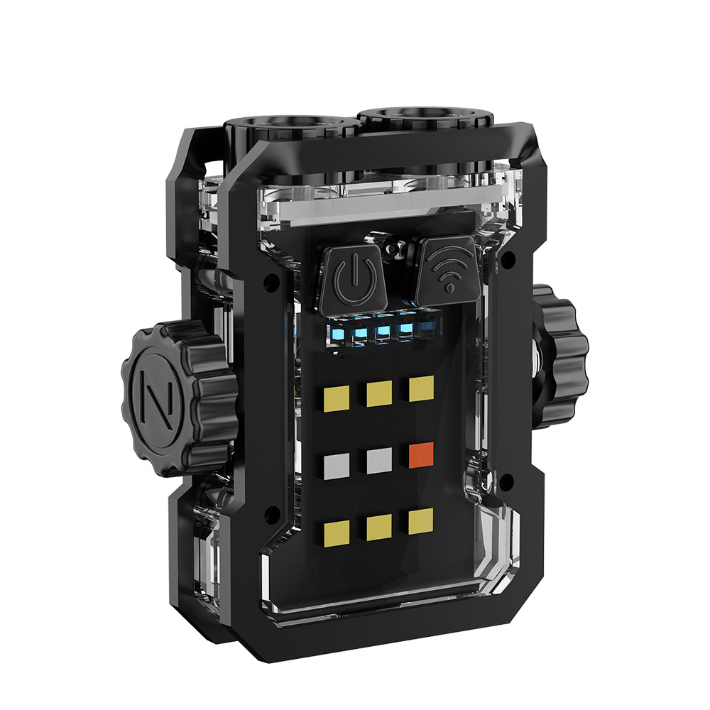 Transfronterizo nuevo llavero luz al aire libre iluminación multifuncional mini mano electroimán Gyro larga resistencia portátil Luz