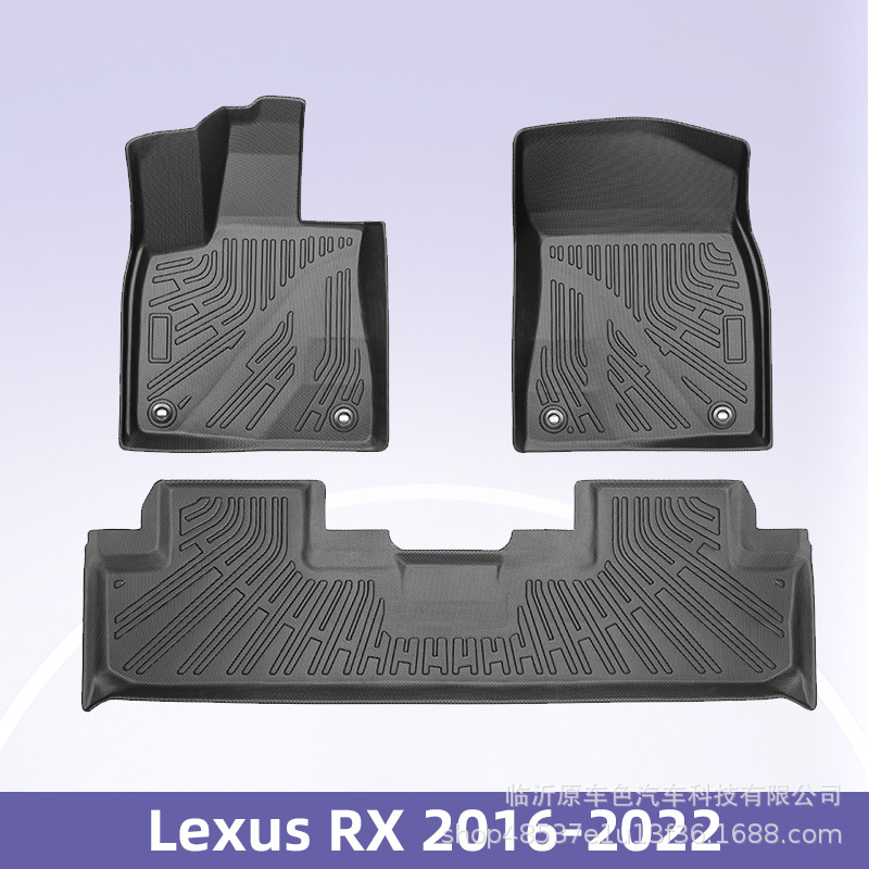 Aplicable a Lexus RX2016 - 2022 3D todo el tiempo TPE almohadilla de pie cojín del maletero