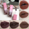 Chocolate matte lip balm, dark lip gloss, demi-season universal lipstick, European style