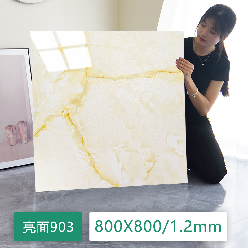 모조 세라믹 타일 광택 표면 03/80x 80cm /1.2mm 그리드