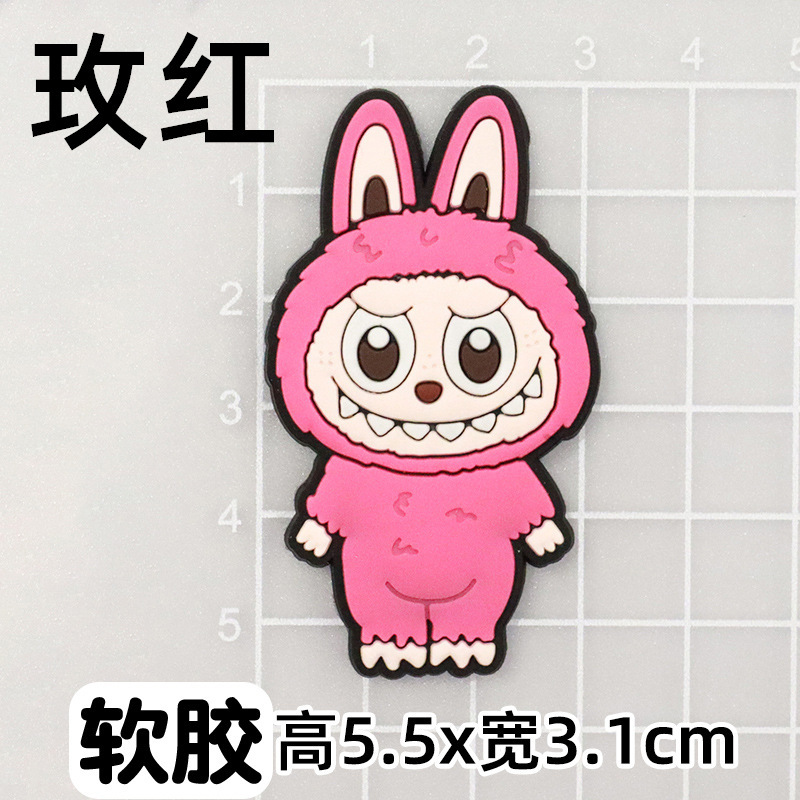 全套拉布布卡通diy饰品配件 手机壳水杯棉拖鞋子ipad套装饰贴片|undefined