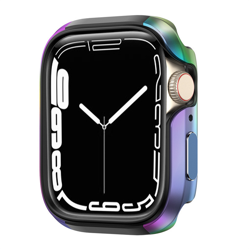 Applicable to Apple Watch Series7 Watch case metal aluminum alloy iwatch7 generation accessories drop-resistant hard case Applicable to Apple Watch Series7 Watch case metal aluminum alloy iwatch7 generation accessories drop-resistant hard case