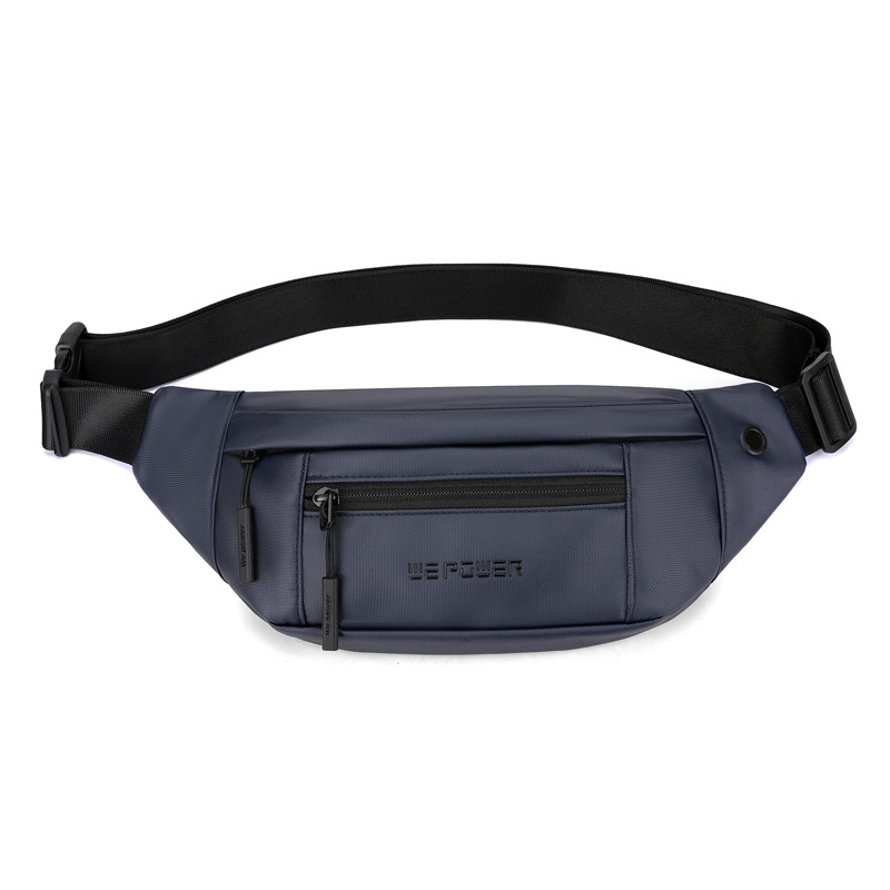 WEPOWER nuevo estilo de moda para hombres, bolso de cintura a prueba de agua, bolso de bicicleta al aire libre, bolso de pecho de viaje deportivo