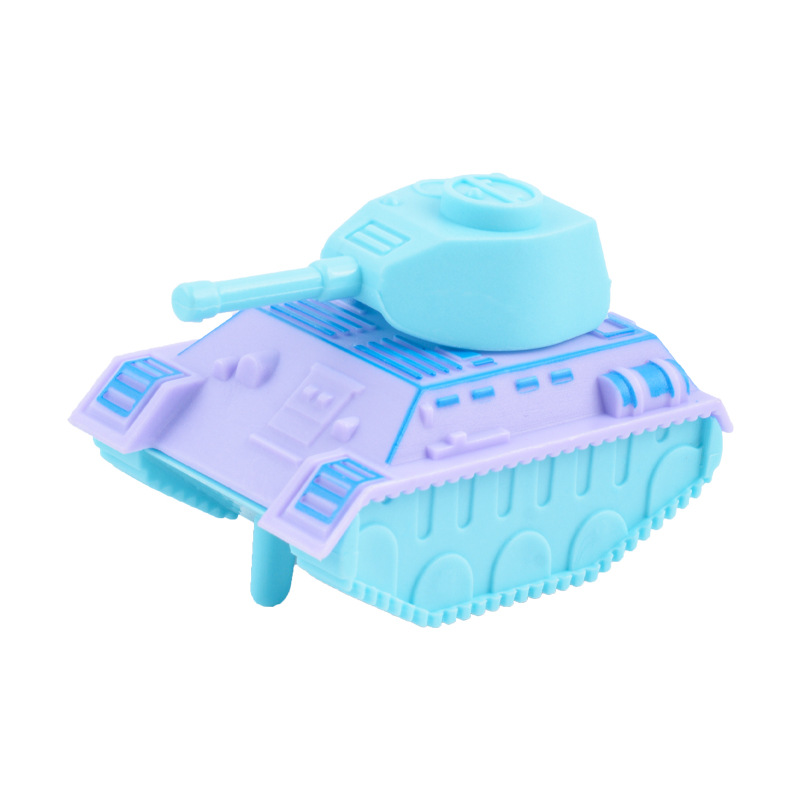 Simulación mini tanque de dibujos animados niños tire volver coche bebé juguetes educativos kindergarten pequeño regalo al por mayor