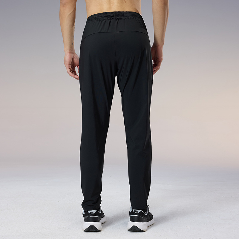 Men's Stretch Knit Jogger Pants For Running, Gym & Outdoor Activities - Breathable & Comfortable Loose Fit Sweatpants (Black, S-XXXL)_voghion.com
