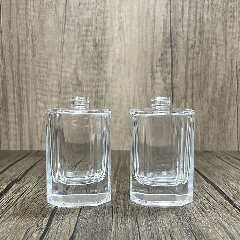 现货供应B058-35毫升 15牙螺口香水分装玻璃光瓶便携式罐装空瓶子