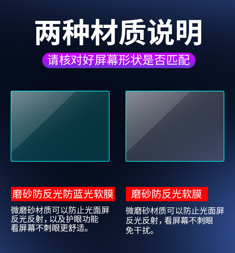 Car navigation film, anti-reflective, frosted, cuttable, car dashboard protective film, instrument panel display screen protector