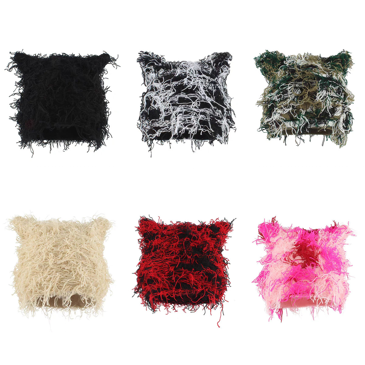 Autumn And Winter Leisure Cute Cat Ears Wool Hat