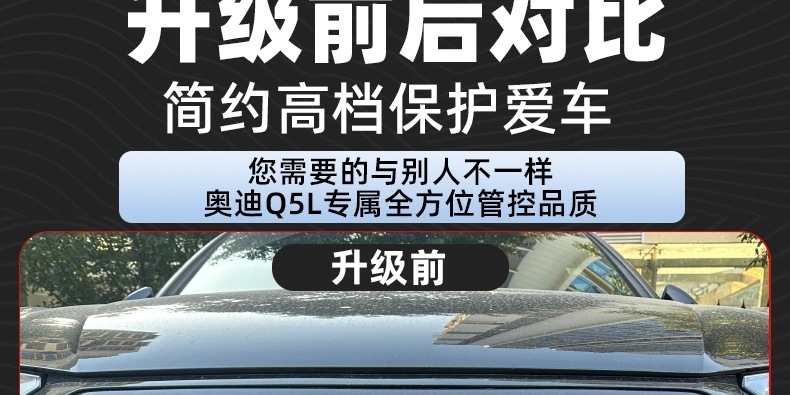 Suitable for 21-25 Audi Q5L Insect-Proof Net, Water Tank Protection Net, Anti-Cotton Wool and Mosquito Special Modification Decoration