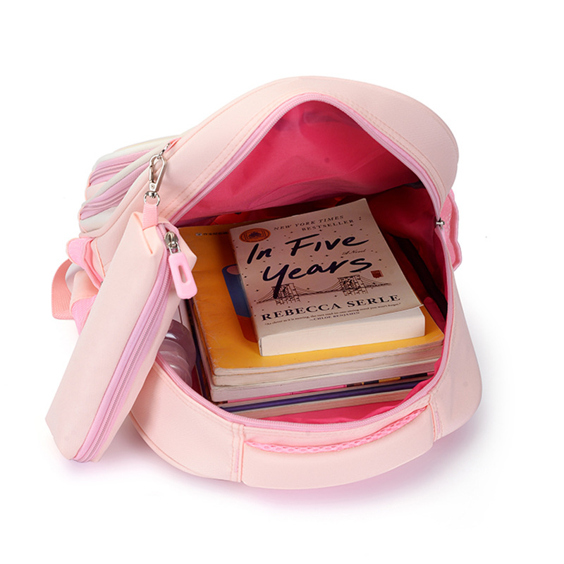 Mochila transpirable para estudiantes de primaria 1234 mochila de niñas de grado mochila de dibujos animados para niños pequeños