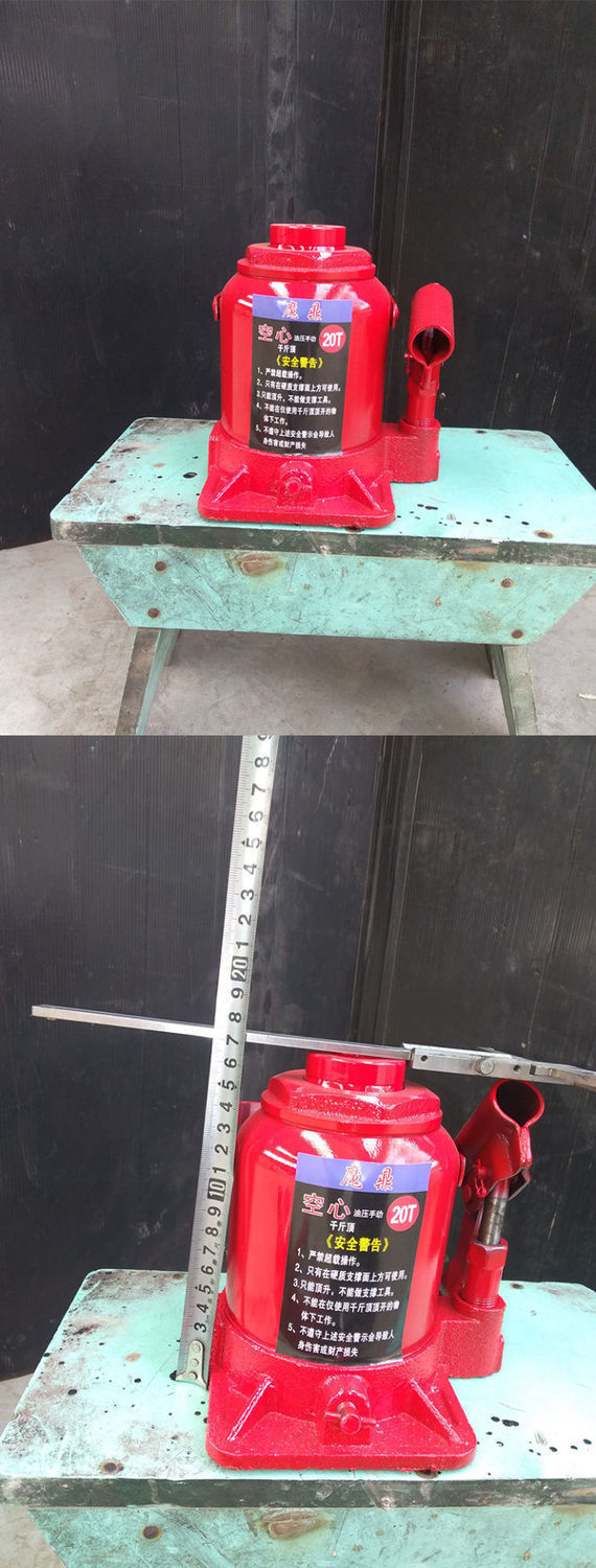 Hollow 0kg Ton 20 Ton 50 Ton Manual Hydraulic Jack 70t 32t Auto Repair Tool Piston Press Cylinder Sleeve Puller