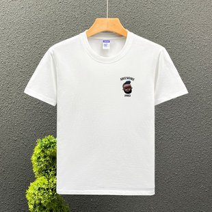 2025 Summer New Round Neck Fashion Brand Short-sleeved Daily All-match T-shirt