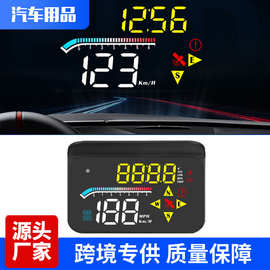 M17车载HUD抬头显示器投影OBD2和GPS双系统车速新能源车汽车仪表