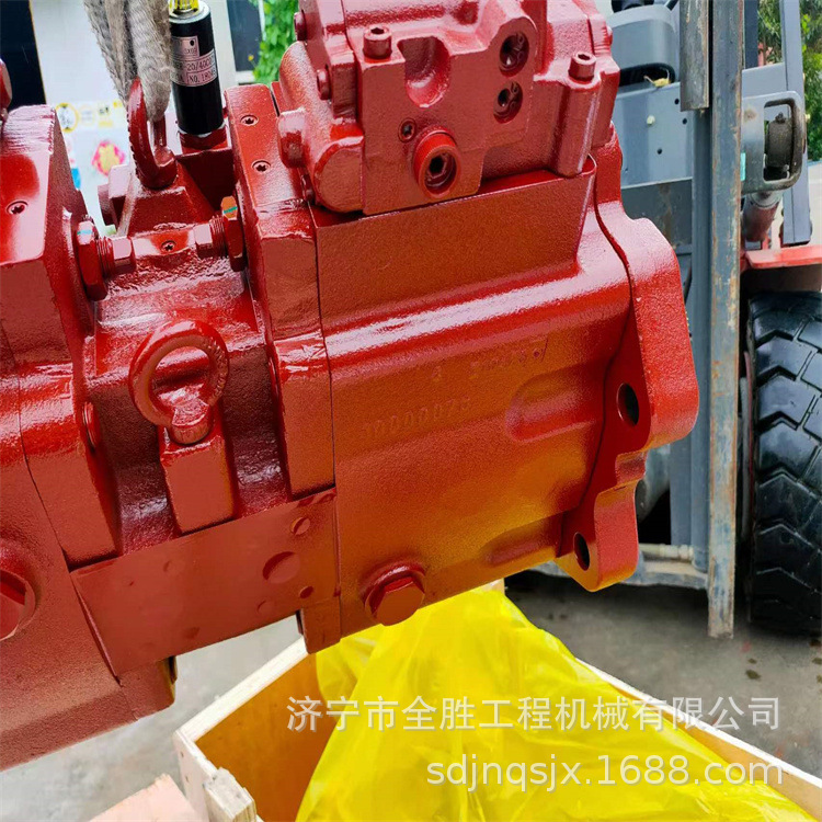 沃EC460B挖掘机液压泵总成四轮一带链条引导轮履带工程车