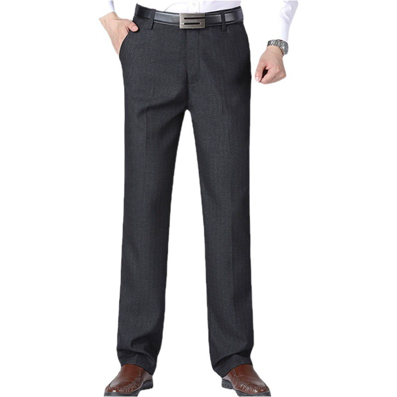 Осенне-зимние мужские брюки в стиле вестерн, повседневные брюки на флисовой подкладке, мужские брюки в стиле вестерн для мужчин среднего и пожилого возраста, свободные толстые брюки, мужские прямые брюки