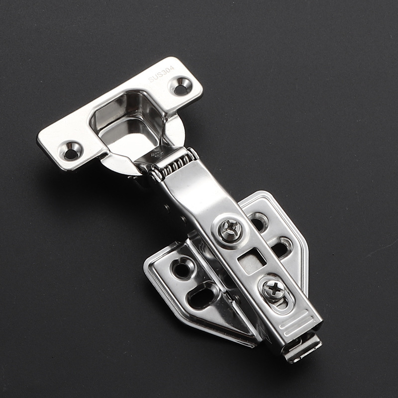 304 ステンレス鋼ダンピングヒンジ家具ワードローブキャビネット肥厚取り外し可能なヒンジ緩衝固定油圧サイレントヒンジ|undefined