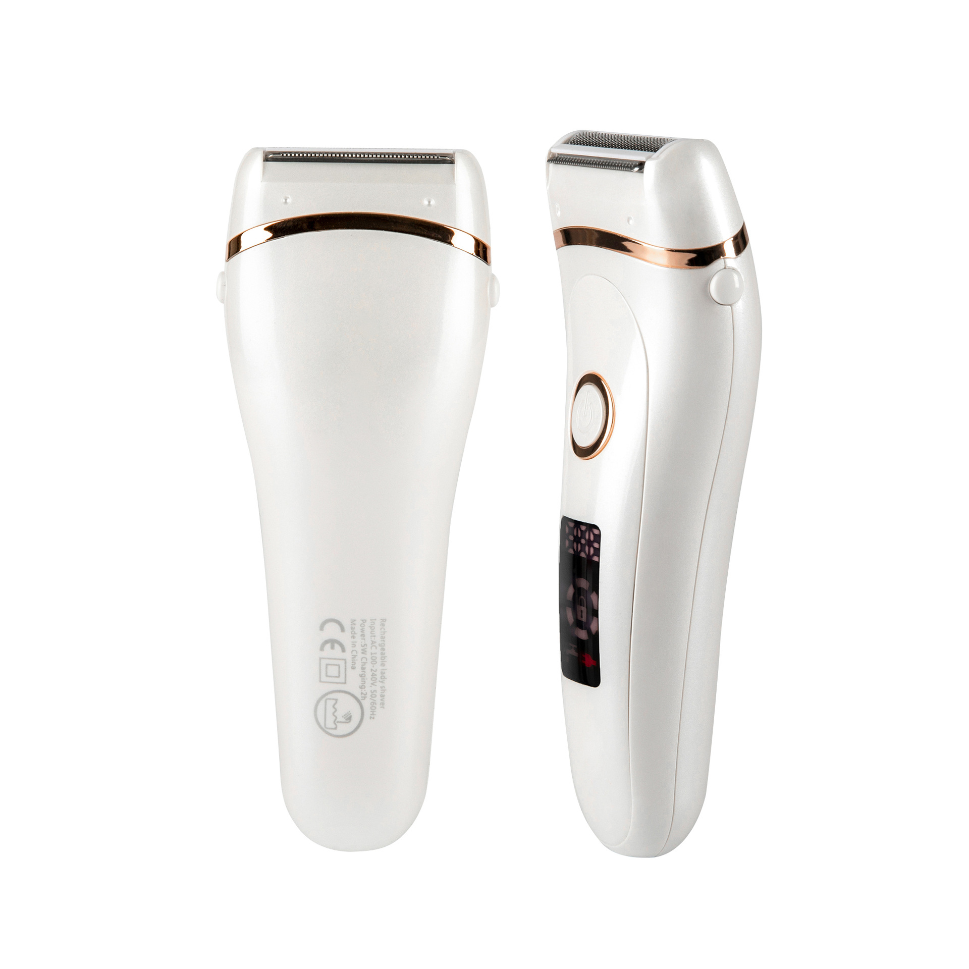 Instrumento de depilación transfronteriza Shaver máquina de afeitar de las mujeres Dispositivo de depilación eléctrica raspador axila pierna raíz LCD impermeable image 5