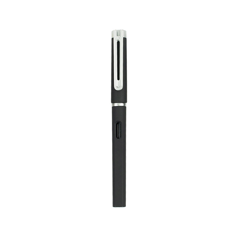 Negro Rod colgante de plata
