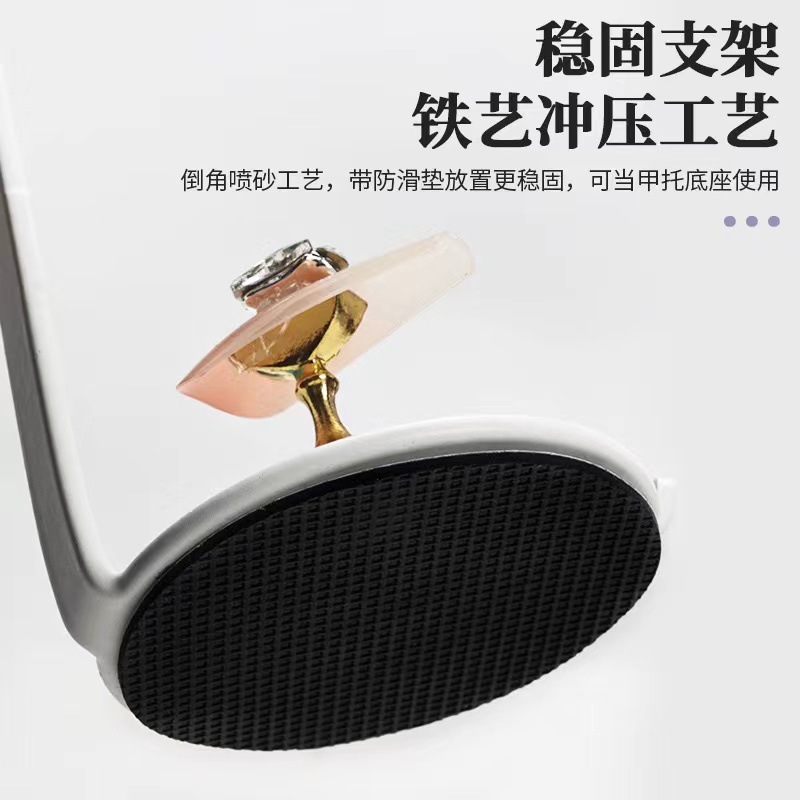 Con soporte para arte de uñas, lámpara de una palabra de mano, pantalla LCD, pegatinas de almacenamiento de energía, mini lámpara para hornear, lámpara portátil de fototerapia de secado rápido