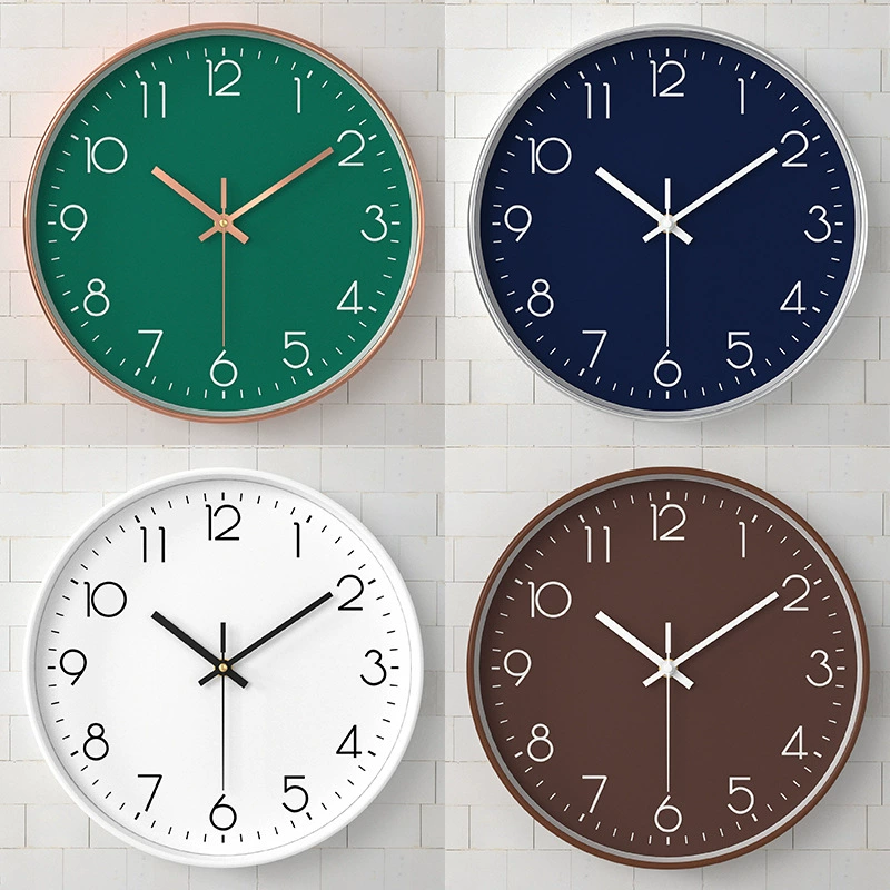 Часы Гостиная Мода настенные часы Простые часы висячие стены дома бесшумные кварцевые часы оптовые часы 30CM clock