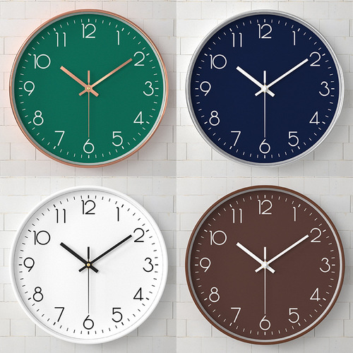 Clock Console Room Fashion Wall Clock Simple Luxury Quartz Clock Home Silent Wall Clock Wholesale 10-inch 25CM