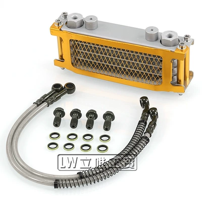 Off-road motorcycle monkey bike Soyutma sisteminin digər hissələri - oil-cooler-yellow-oil-pipe