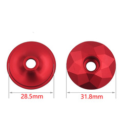 山地車公路死飛碗組蓋28.6mm前叉太陽花把立蓋子鑽石形狀立管蓋