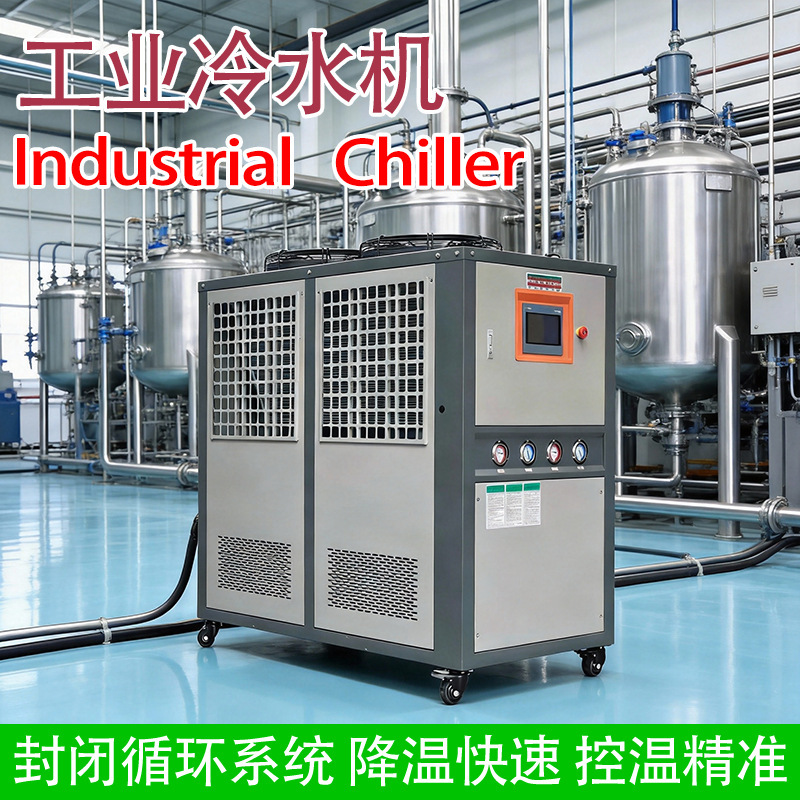 Food and Pharmaceutical Reactor Water Tank Liquid Circulation Rapid Cooling Constant Temperature Water-Cooled Variable Frequency Air-Cooled Chiller Food and Pharmaceutical Reactor Water Tank Liquid Circulation Rapid Cooling Constant Temperature Water-Cooled Variable Frequency Air-Cooled Chiller