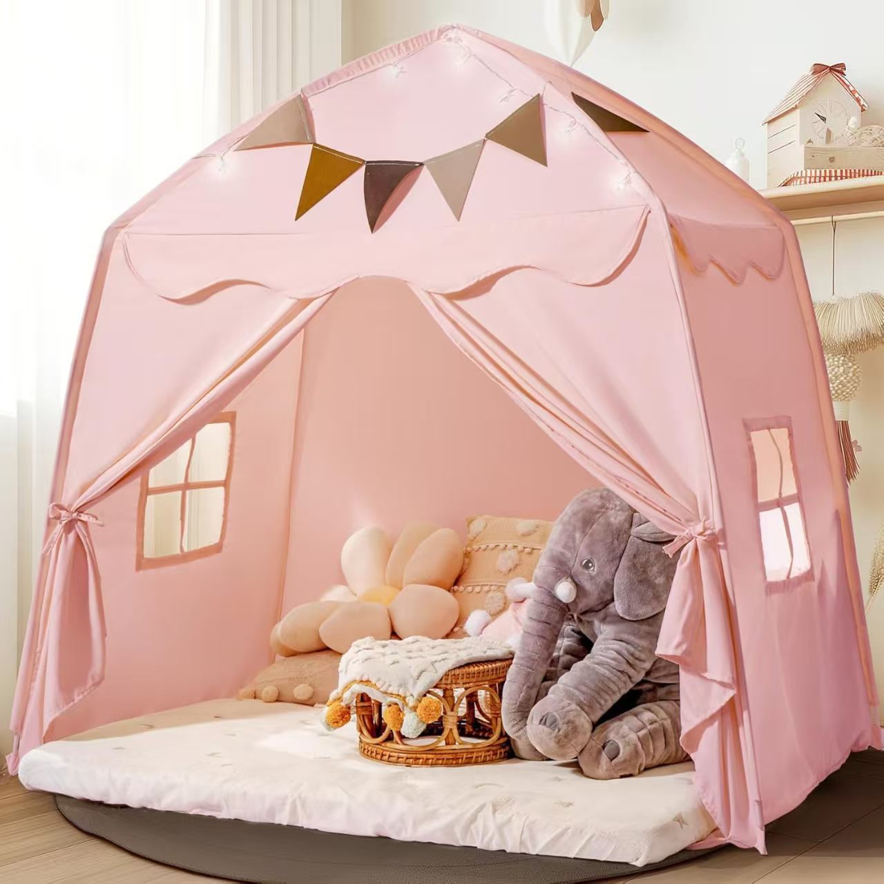 Tienda de Juegos Infantil para Interior de Tela, Plegable y Desmontable image 3