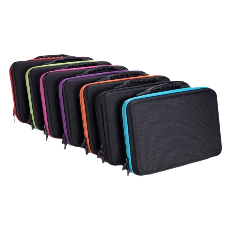 Liyang fábrica EVA bolsa de almacenamiento de botellas de aceite esencial caja de almacenamiento portátil 60 rejilla 15ml/10ml bolsa de almacenamiento de aceite esencial