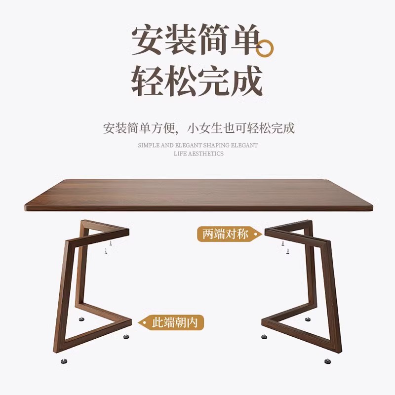 Mesa de comedor para uso doméstico, una mesa, cuatro sillas, mesa de tablero grande combinada, mesa de comedor rectangular, snack bar, restaurante de barbacoa, mesa de comedor